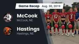 Recap: McCook  vs. Hastings  2019
