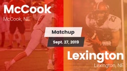 Matchup: McCook  vs. Lexington  2019