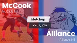 Matchup: McCook  vs. Alliance  2019