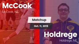 Matchup: McCook  vs. Holdrege  2019
