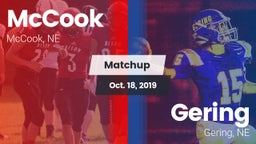 Matchup: McCook  vs. Gering  2019
