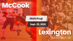 Matchup: McCook  vs. Lexington  2020