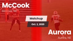 Matchup: McCook  vs. Aurora  2020