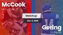 Matchup: McCook  vs. Gering  2020
