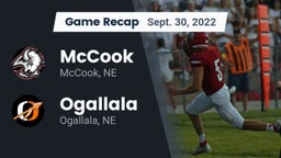 Recap: McCook  vs. Ogallala  2022