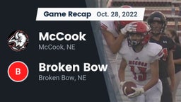 Recap: McCook  vs. Broken Bow  2022