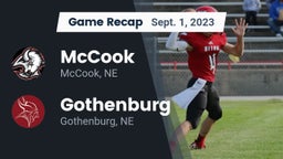 Recap: McCook  vs. Gothenburg  2023