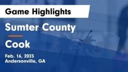 Sumter County  vs Cook  Game Highlights - Feb. 16, 2023