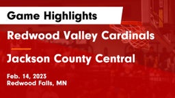 Redwood Valley Cardinals vs Jackson County Central  Game Highlights - Feb. 14, 2023
