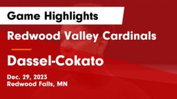 Redwood Valley Cardinals vs Dassel-Cokato  Game Highlights - Dec. 29, 2023