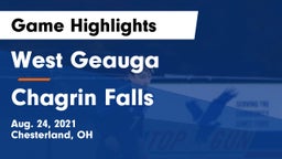 West Geauga  vs Chagrin Falls  Game Highlights - Aug. 24, 2021
