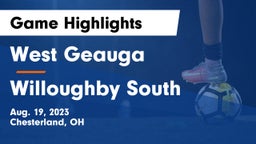 West Geauga  vs Willoughby South  Game Highlights - Aug. 19, 2023