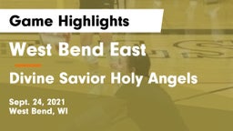 West Bend East  vs Divine Savior Holy Angels Game Highlights - Sept. 24, 2021