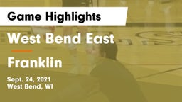 West Bend East  vs Franklin Game Highlights - Sept. 24, 2021