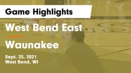 West Bend East  vs Waunakee  Game Highlights - Sept. 25, 2021