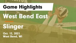 West Bend East  vs Slinger  Game Highlights - Oct. 12, 2021