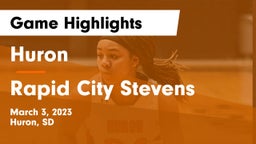 Huron  vs Rapid City Stevens  Game Highlights - March 3, 2023
