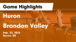Huron  vs Brandon Valley  Game Highlights - Feb. 22, 2024