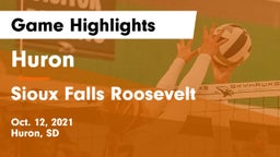 Huron  vs Sioux Falls Roosevelt  Game Highlights - Oct. 12, 2021