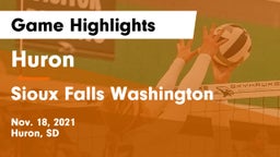 Huron  vs Sioux Falls Washington  Game Highlights - Nov. 18, 2021