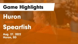 Huron  vs Spearfish  Game Highlights - Aug. 27, 2022