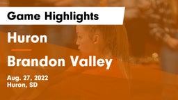 Huron  vs Brandon Valley  Game Highlights - Aug. 27, 2022