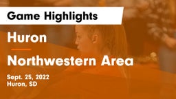 Huron  vs Northwestern Area  Game Highlights - Sept. 25, 2022