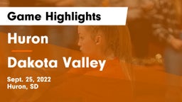 Huron  vs Dakota Valley  Game Highlights - Sept. 25, 2022
