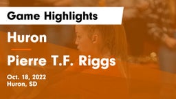 Huron  vs Pierre T.F. Riggs  Game Highlights - Oct. 18, 2022