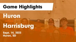 Huron  vs Harrisburg  Game Highlights - Sept. 14, 2023