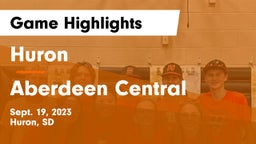 Huron  vs Aberdeen Central  Game Highlights - Sept. 19, 2023