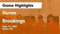 Huron  vs Brookings  Game Highlights - Sept. 21, 2023