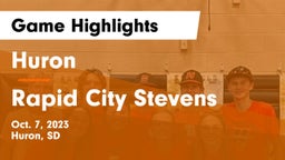 Huron  vs Rapid City Stevens  Game Highlights - Oct. 7, 2023
