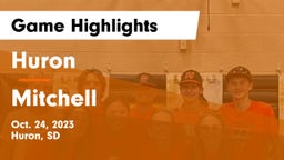 Huron  vs Mitchell  Game Highlights - Oct. 24, 2023