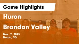 Huron  vs Brandon Valley  Game Highlights - Nov. 2, 2023