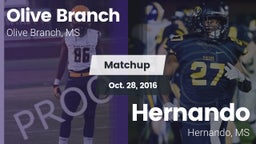 Matchup: Olive Branch High vs. Hernando  2016