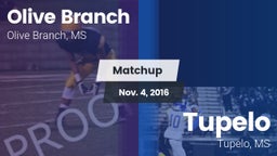 Matchup: Olive Branch High vs. Tupelo  2016