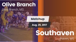 Matchup: Olive Branch High vs. Southaven  2017