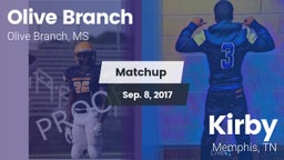 Matchup: Olive Branch High vs. Kirby  2017