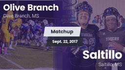 Matchup: Olive Branch High vs. Saltillo  2017