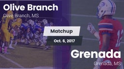 Matchup: Olive Branch High vs. Grenada  2017