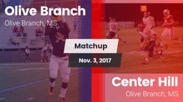 Matchup: Olive Branch High vs. Center Hill  2017
