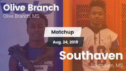 Matchup: Olive Branch High vs. Southaven  2018
