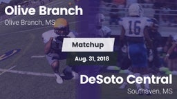 Matchup: Olive Branch High vs. DeSoto Central  2018