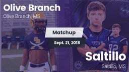 Matchup: Olive Branch High vs. Saltillo  2018