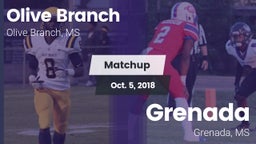 Matchup: Olive Branch High vs. Grenada  2018