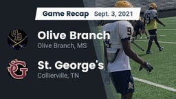 Recap: Olive Branch  vs. St. George's  2021