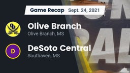 Recap: Olive Branch  vs. DeSoto Central  2021
