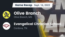 Recap: Olive Branch  vs. Evangelical Christian School 2022