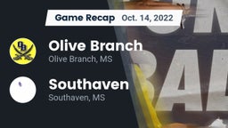 Recap: Olive Branch  vs. Southaven  2022